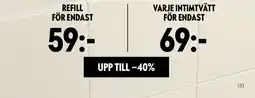 Oriflame Refill för endast erbjuda