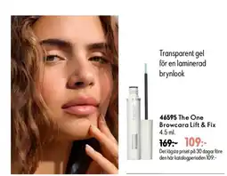 Oriflame The One Browcara Lift & Fix erbjuda