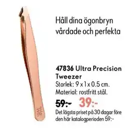 Oriflame 47836 Ultra Precision Tweezer erbjuda