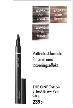 Oriflame The One Tattoo Effect Brow Pen erbjuda