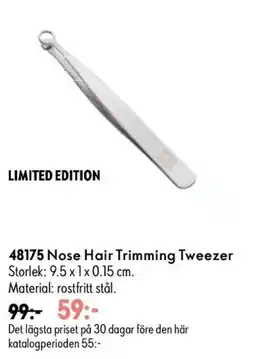 Oriflame Limited edition nose hair trimming tweezer erbjuda