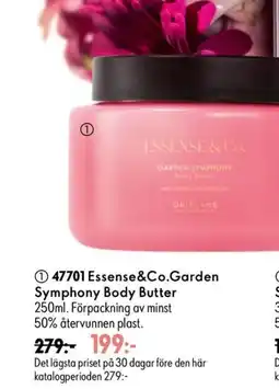 Oriflame Essense&Co.Garden Symphony Body Butter erbjuda