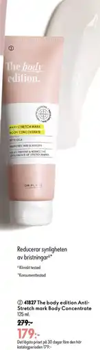 Oriflame The body edition anti-stretch mark body concentrate erbjuda