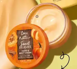 Oriflame Love Nature Sweet Delights Hand & Body Cream with Organic Pumpkin & Cinnamon erbjuda