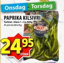 Matvärlden Tensta PAPRIKA KILSIVRI erbjuda