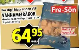 Matvärlden Tensta VANNAMEIRÄKOR, Medlemspris erbjuda