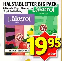 Matvärlden Tensta HALSTABLETTER BIG PACK erbjuda