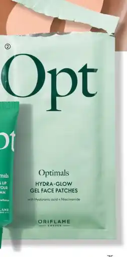 Oriflame Opt Optimals Hydra-Glow Gel Face Patches erbjuda