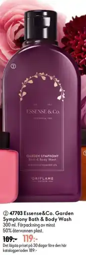 Oriflame Essense&Co. Garden Symphony Bath & Body Wash erbjuda