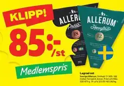 Stora Coop Lagrad ost, Medlemspris erbjuda