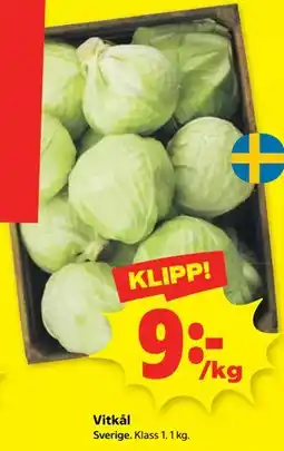 Stora Coop Vitkål erbjuda