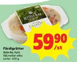 Stora Coop Färdigrätter erbjuda