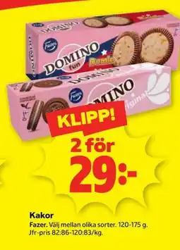 Stora Coop Kakor erbjuda