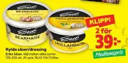 Stora Coop Kylda såser/dressing, Medlemspris erbjuda