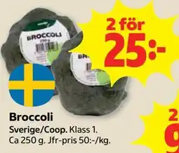 Stora Coop Broccoli erbjuda