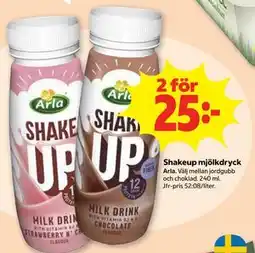 Stora Coop Shakeup mjölkdryck erbjuda