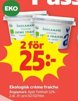 Stora Coop Ekologisk crème fraiche erbjuda