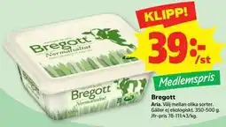 Stora Coop Bregott, Medlemspris erbjuda