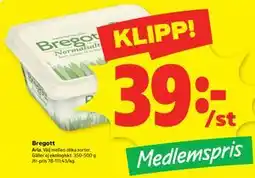 Stora Coop Bregott, Medlemspris erbjuda