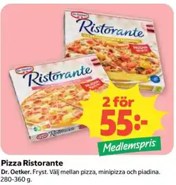 Coop Dr Oetker Pizza Ristorante erbjuda