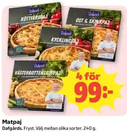 Coop Dafgårds matpaj erbjuda