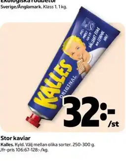 Coop Kalles stor kaviar erbjuda