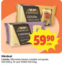 Coop Castello hårdost erbjuda