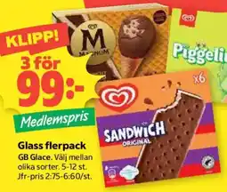 Coop Glass flerpack erbjuda