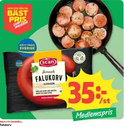 Coop Scan Falukorv erbjuda