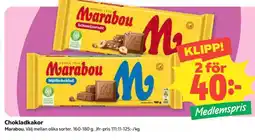 Coop Marabou Chokladkakor erbjuda