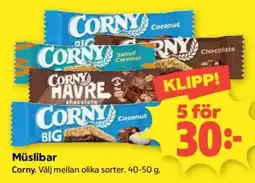Coop Corny müslivar erbjuda