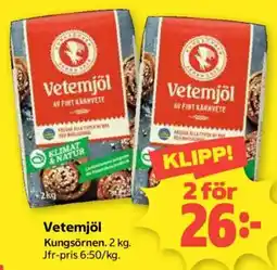Coop Vetemjöl erbjuda
