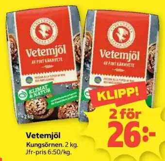 Vetemjöl