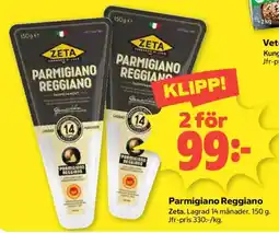 Coop Zeta Parmigiano Reggiano erbjuda