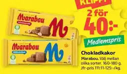 Coop Marabou Chokladkakor erbjuda