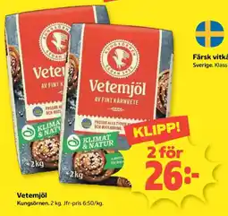 Coop Vetemjöl erbjuda