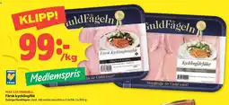 Coop GuldFågeln kycklingbröstfilé erbjuda