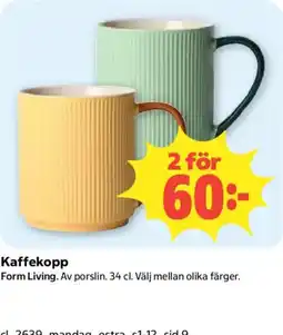 Coop Form Living Kaffekopp erbjuda