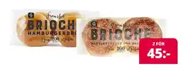 Tempo G brioche hamburgerbröd erbjuda