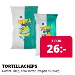 Tempo Garant tortillachips erbjuda