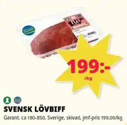 Tempo Garant lövbiff erbjuda