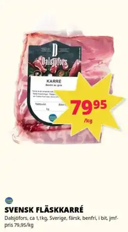 Tempo Dalsjöfors fläskkarré erbjuda