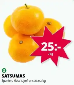 Tempo Satsumas erbjuda