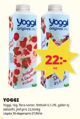 Tempo Yoggi erbjuda