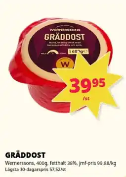 Tempo Wernerssons Gräddost erbjuda