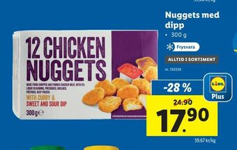 Nuggets med dipp