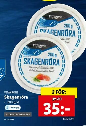 Lidl Skagenröra erbjuda