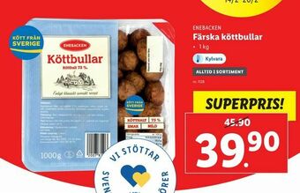 Lidl Färska köttbullar erbjuda