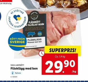 Lidl Fläsklägg med ben erbjuda