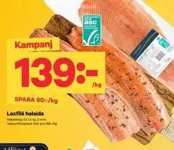 City Gross Laxfilé helsida erbjuda